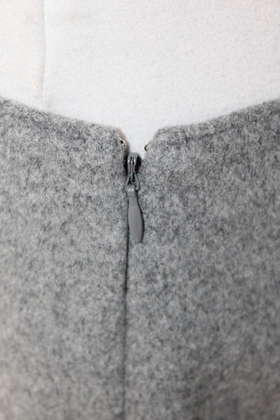Club Monaco Women's Hook Closure Unlined A-Line Mini Skirt Gray Size 8