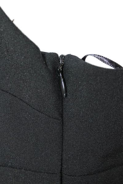 Zara Women's Square Neck Spaghetti Straps Mini Dress Black Size M