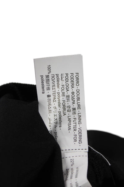 Zara Women's Square Neck Spaghetti Straps Mini Dress Black Size M