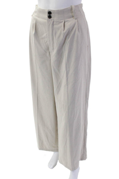 Madewell Womens Wide-Leg Pants Beige Size 6