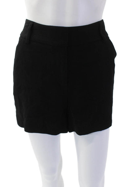 Drew Women's Hook Closure Flat Front Dress Shorts Black Size 8