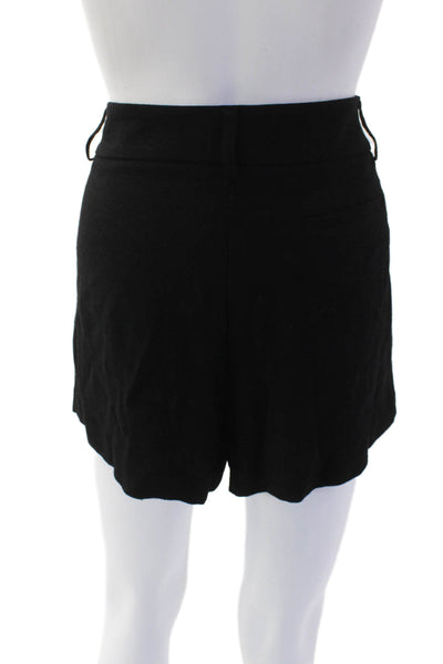 Drew Women's Hook Closure Flat Front Dress Shorts Black Size 8