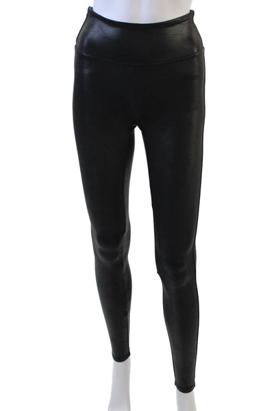 Spanx by Sara Blakely Womens Pull On Mid Rise Leggings Black Size Extra Small