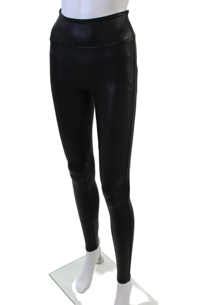 Spanx by Sara Blakely Womens Pull On Mid Rise Leggings Black Size Extra Small