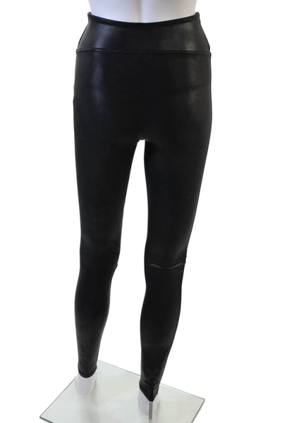 Spanx by Sara Blakely Womens Pull On Mid Rise Leggings Black Size Extra Small