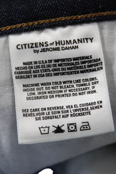 Citizens of Humanity Women Skinny Jeans Dark Blue Mid-Rise Button Size 26