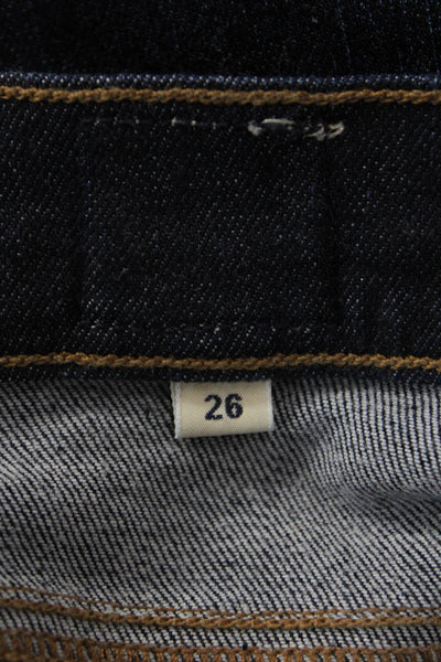 Citizens of Humanity Women Skinny Jeans Dark Blue Mid-Rise Button Size 26
