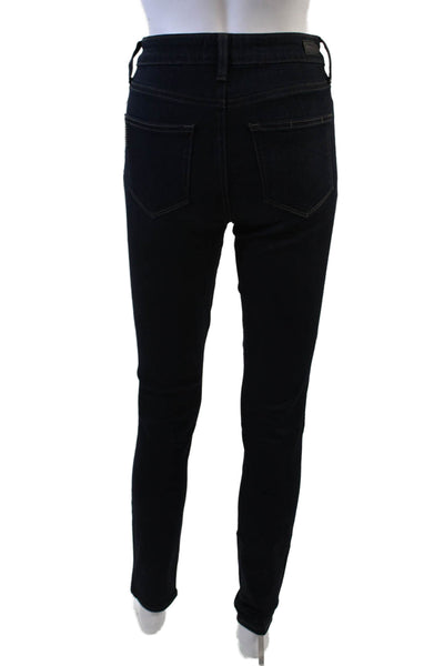 Paige Women Skinny Jeans Dark Blue Mid-Rise Size 26