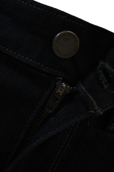 Paige Women Skinny Jeans Dark Blue Mid-Rise Size 26