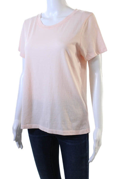 J Crew Womens Mercantile broken In Short Sleeves Shirt Pink Cotton Size Small