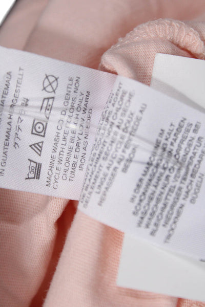 J Crew Womens Mercantile broken In Short Sleeves Shirt Pink Cotton Size Small