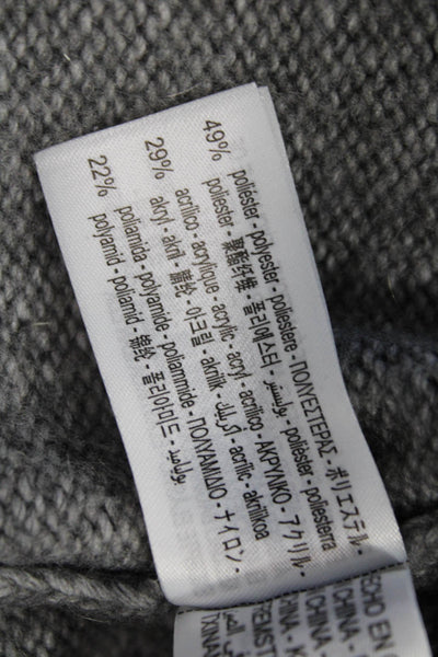 Zara Girls Long Sleeve V-neck Button Cardigan Sweater Gray Size 6-7Y