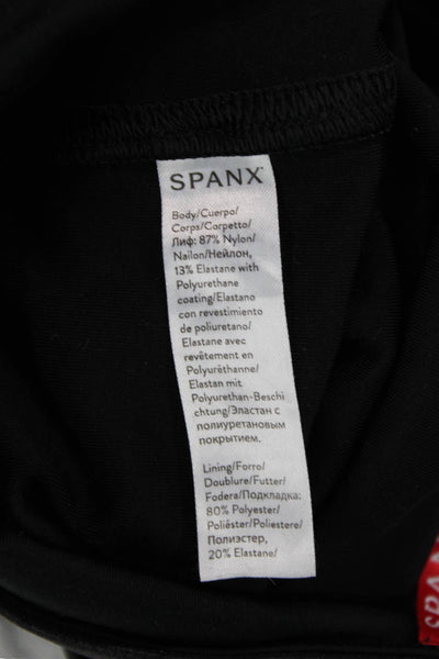Spanx Womens Solid Activewear Ankle Leggings Black Size XS