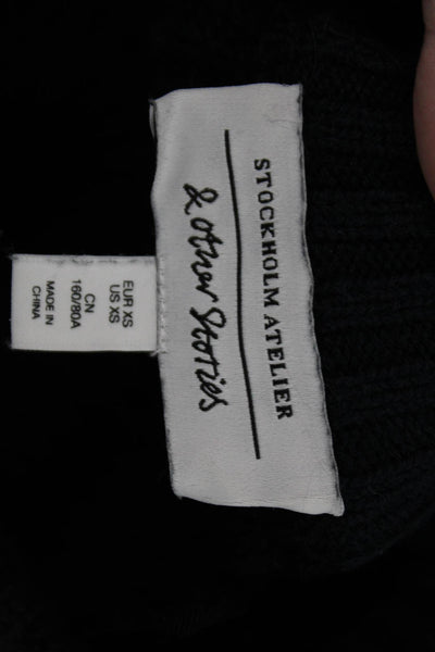 & Other Stories Women's Long Sleeves Colorblock Pullover Sweater Size XS