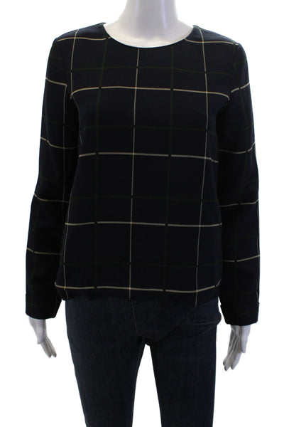 Zara Women's Long Sleeves Round Neck Striped Blouse Size S