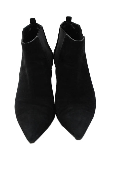 Manolo Blahnik Womens Ankle Boots Black Size 8