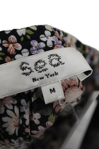Sea New York, Womens Maxi Black Long Sleeve High Neck Dress Size M