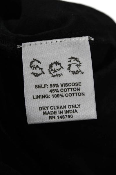 Sea New York, Womens Maxi Black Long Sleeve High Neck Dress Size M