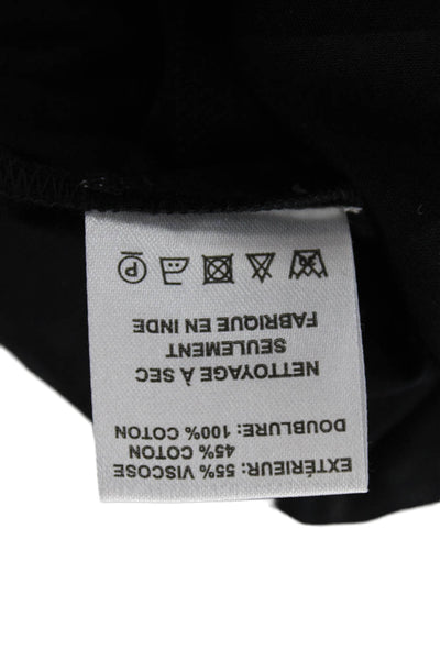 Sea New York, Womens Maxi Black Long Sleeve High Neck Dress Size M