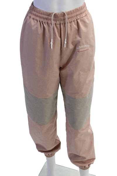 Moussy Womens Pink Jogger Pants 100% Polyester Drawstring Size XS