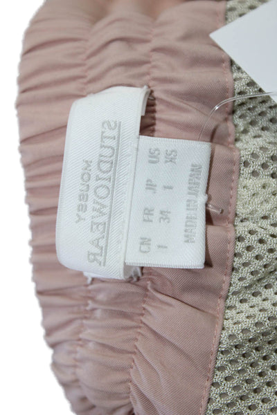 Moussy Womens Pink Jogger Pants 100% Polyester Drawstring Size XS