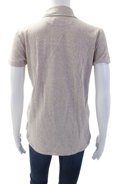 Polo Golf Ralph Lauren Womens Cotton Casual Polo Top Pink Size S
