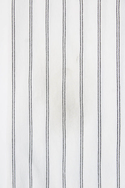 Zara Girls Elastic Waistband Striped Wide Leg Pants White Size 08