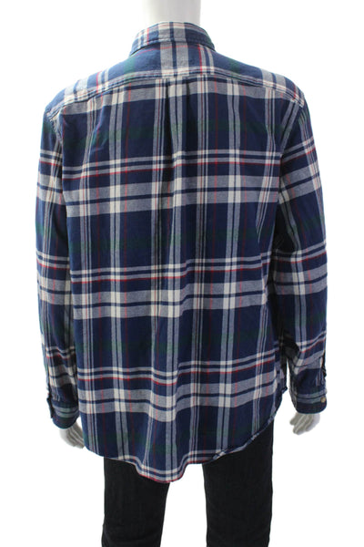 Vineyard Vines Mens Button-Front Shirt Blue Size XL