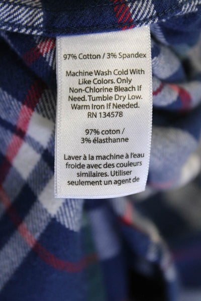 Vineyard Vines Mens Button-Front Shirt Blue Size XL