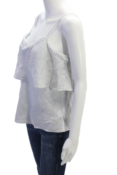 Saks Fifth Avenue Womens Tank Top Gray Size S