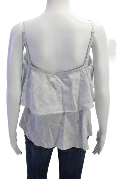 Saks Fifth Avenue Womens Tank Top Gray Size S