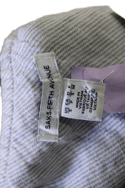 Saks Fifth Avenue Womens Tank Top Gray Size S