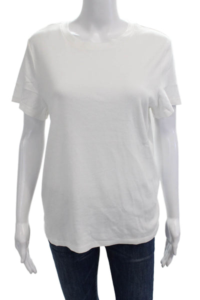 Levis Womens Basic White Cotton Short Sleeve T-Shirt Size XL