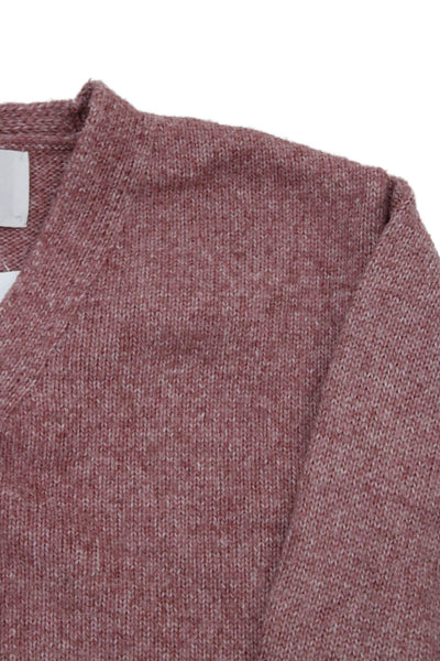 Zara Girls Long Sleeve Button Up Cardigan Sweater Pink Size 6-7Y