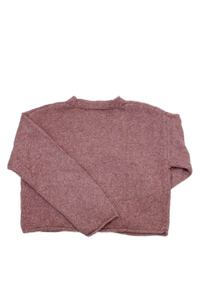 Zara Girls Long Sleeve Button Up Cardigan Sweater Pink Size 6-7Y