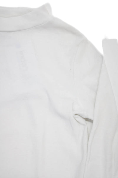 Zara Girls Round Neck Long Sleeve Knit Sweater Cream Size 6-7Y