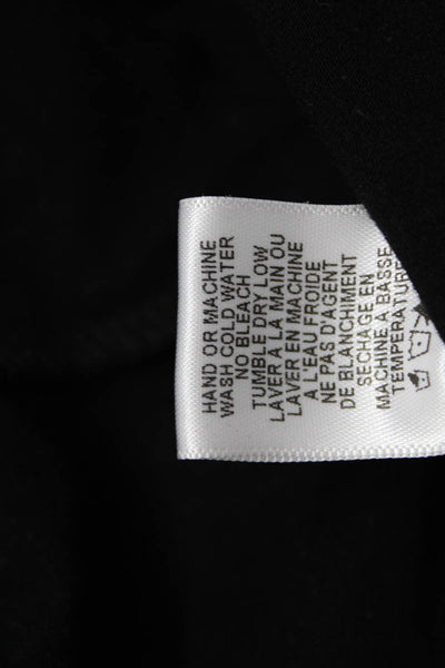 Wildfox Womens Cotton Silver Stripe O-Ring Detail Leggings Black Size XS