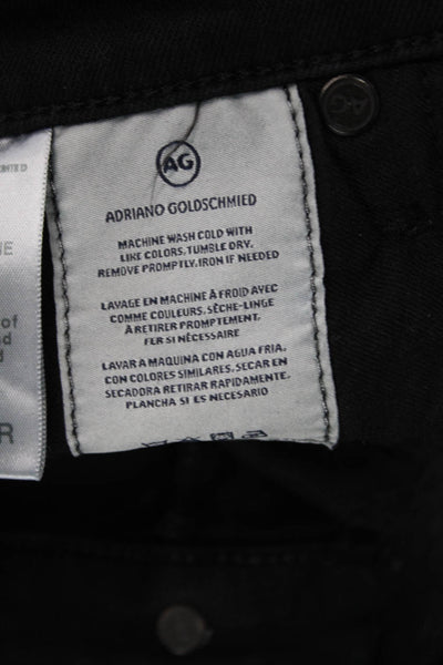 Adriano Goldschmied, Women Ankle Skinny Black Jeans Petites Size 24