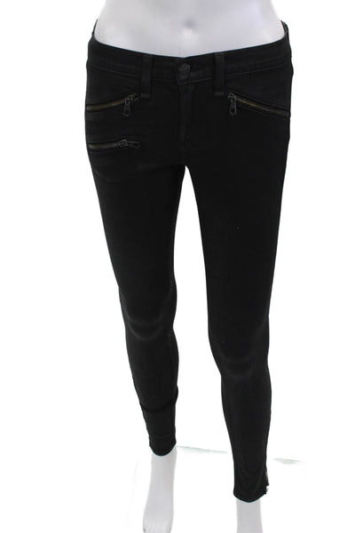 Rag & Bone Jean Women Black Ankle Skinny High-Rise Jeans Size 26