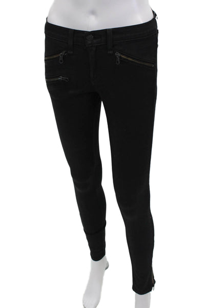 Rag & Bone Jean Women Black Ankle Skinny High-Rise Jeans Size 26