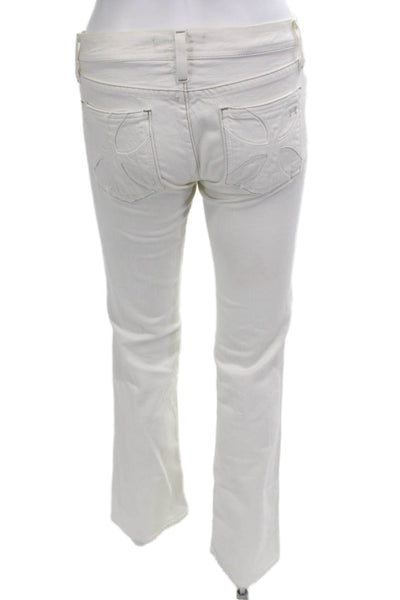 Habitual Women White Bootcut Jeans Size 26