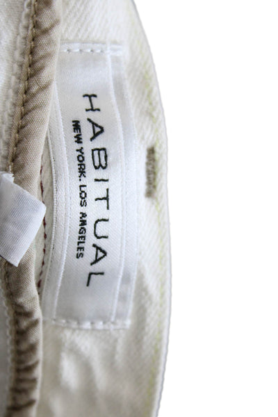 Habitual Women White Bootcut Jeans Size 26