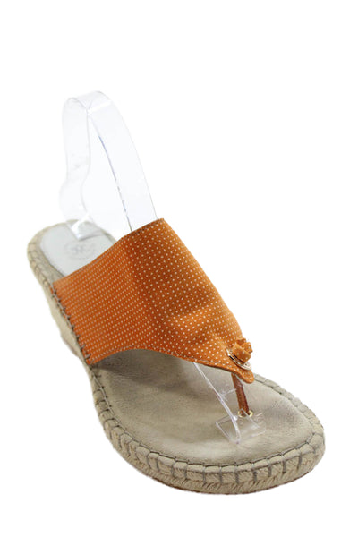 Johnston & Murphy Womens Suede Ainsley Espadrille Wedges Yellow Size 8 Medium