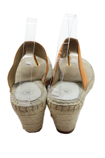 Johnston & Murphy Womens Suede Ainsley Espadrille Wedges Yellow Size 8 Medium