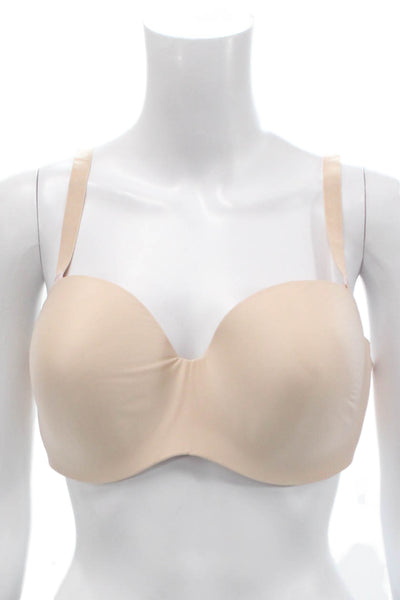 Chantelle Womens Detachable Strapless Push Up Bra Beige Size 40C