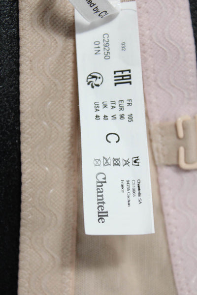 Chantelle Womens Detachable Strapless Push Up Bra Beige Size 40C