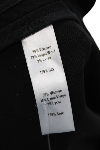 Marissa Webb Womens Pull On High Rise Jogger Pants Black Wool Size Medium