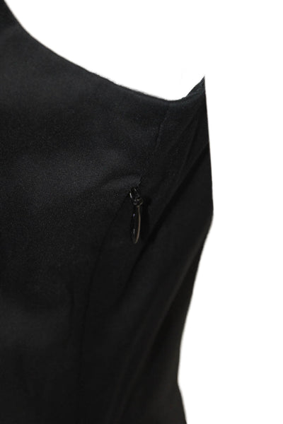 Theory Womens A-Line Mini Dress Black Size 4
