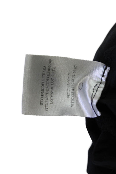 Theory Womens A-Line Mini Dress Black Size 4