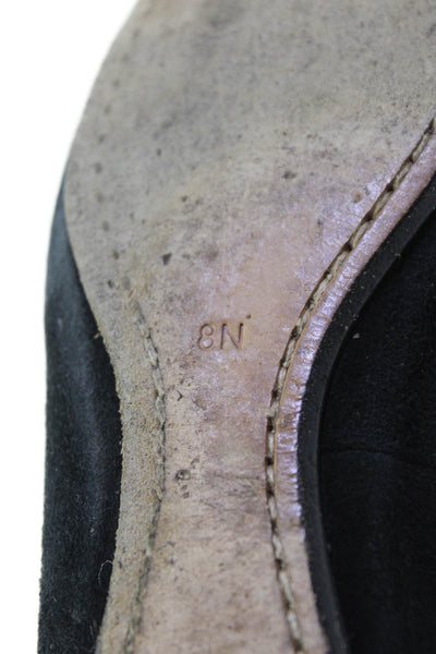 Donald J Pliner Womens Slip-On Loafers Black Size 8